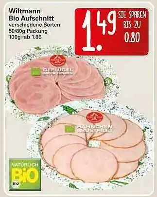 WEZ Witmann Bio Aufschnitt Angebot