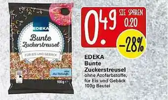 WEZ Edeka Bunte Zuckerstreusel Angebot