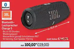 METRO JBL by HARMAN Bluetooth-Lautsprecher Charge 5 Angebot