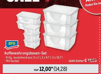 METRO aro Aufbewahrungsboxen-Set Angebot