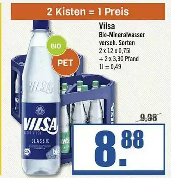 Zisch Vilsa Bio-mineralwasser Angebot