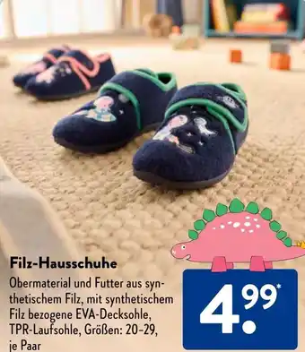 Aldi Süd Filz-Hausschuhe Angebot