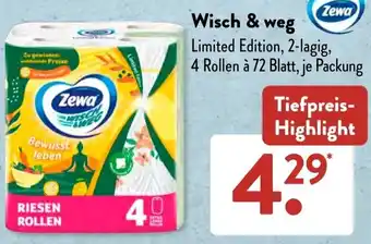 Aldi Süd Zewa Wisch & weg Angebot