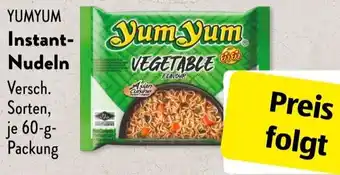 Aldi Süd YUMYUM Instant Nudeln 60 g Packung Angebot