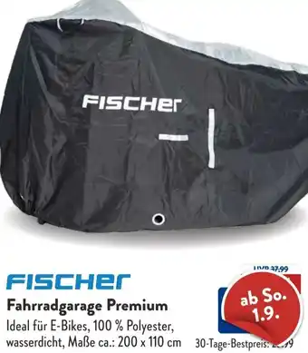 Aldi Süd FISCHER Fahrradgarage Premium Angebot