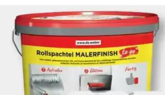 B1 Discount Baumarkt Rollspachtel Malerfinish to go Angebot