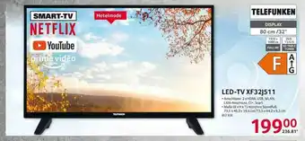 Selgros Led-tv Xf32j511 Telefunken Angebot