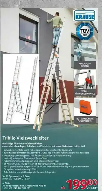 Selgros Krause Triblio Vielzweckleiter Angebot