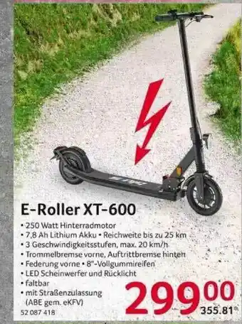 Selgros E-roller Xt-600 Angebot