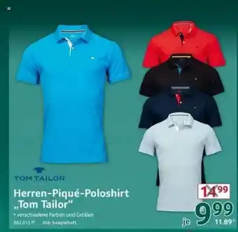 Selgros Tom Taylor Herren-piqué-poloshirt Angebot