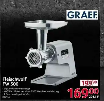 Selgros Graef Fleischwolf Fw 500 Angebot