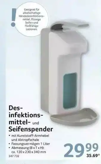 Selgros Desinfektionsmittel- Und Seifenspender Angebot