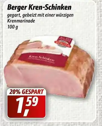 Simmel Berger Kren-schinken Angebot