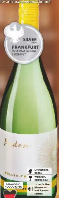 Netto Marken-Discount Müller-Thurgau Angebot