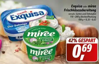 Simmel Exquisa Oder Miree Frischkäsezubereitung Angebot