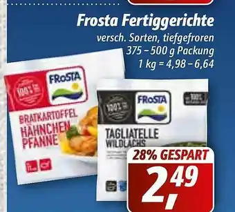 Simmel Frosta Fertiggerichte Angebot