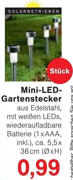 Wiglo Wunderland Mini-LED- Gartenstecker Angebot