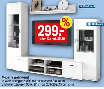 Möbelpiraten Moderne Wohnwand Angebot