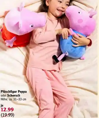 Globus Pluschfigur Peppa o. Schorsch Angebot