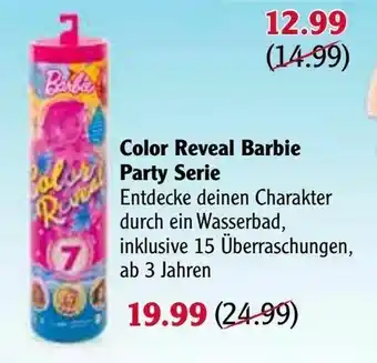 Globus Mattel Color Reveal Barbie Serie Angebot