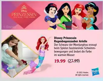 Globus Hasbro Disney Prinzessin Regenbogenzauber Arielle Angebot