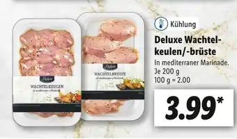 Lidl Deluxe wachtelkeulen/-brüste Angebot