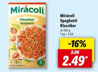 Lidl Mirácoli spaghetti klassiker Angebot