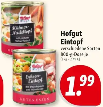 Nah & Frisch Hofgut Eintopf 800 g Dose Angebot