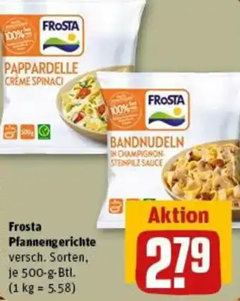 REWE Frosta Pfannengerichte 500 g Btl. Angebot
