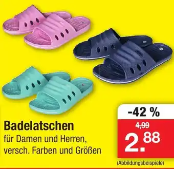 Zimmermann Badelatschen Angebot