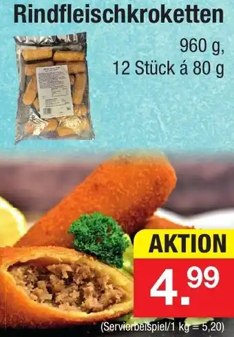 Zimmermann Rindfleischkroketten 960 g Angebot