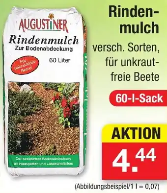 Zimmermann AUGUSTINER Rindenmulch 60 L Sack Angebot