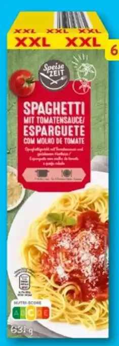 Aldi Nord Spaghetti mit Tomatensauce XXL Angebot