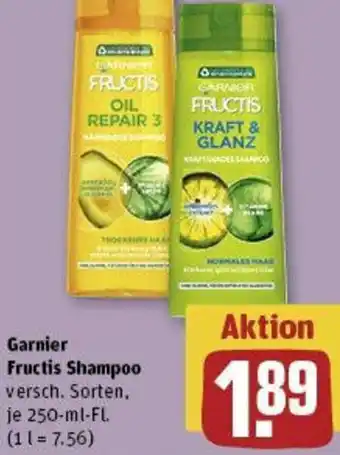 REWE Garnier Fructis Shampoo 250 ml Fl. Angebot