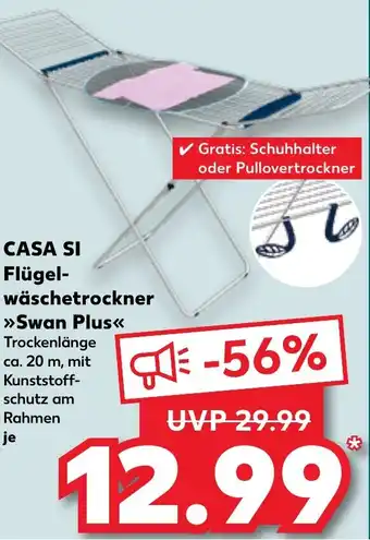 Kaufland CASA SI Flügelwäschetrockner Swan Plus Angebot