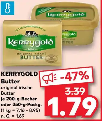 Kaufland KERRYGOLD Butter original irische Butter 200 g Becher oder 250 g Packg. Angebot
