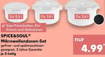 Kaufland SPICE&SOUL Mikrowellendosen-Set Angebot