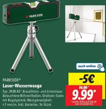 Lidl PARKSIDE Laser-Wasserwaage Angebot
