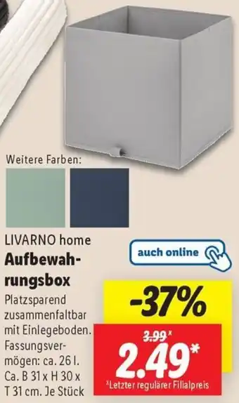 Lidl LIVARNO home Aufbewahrungsbox Angebot