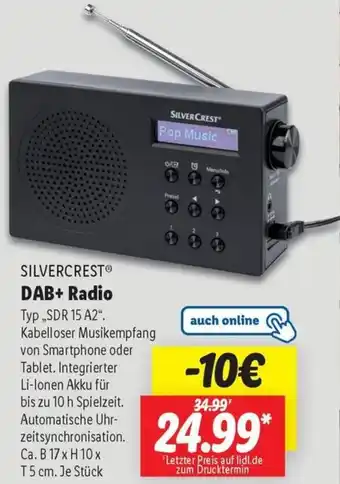 Lidl SILVERCREST DAB+ Radio Angebot