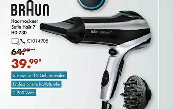 Galeria Braun Haartrockner Satin Hair 7 HD 730 Angebot