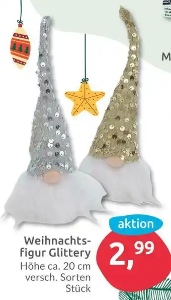 Budni Weihnachtsfigur glittery Angebot