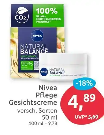 Budni Nivea pflege gesichtscreme Angebot