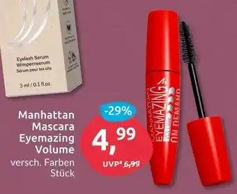 Budni Manhattan mascara eyemazing volume Angebot