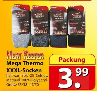 Famila Nord Ost Heat keeper mega thermo xxxl-socken Angebot