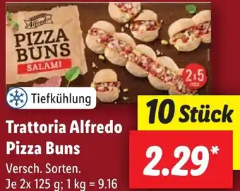 Lidl Trattoria Alfredo Pizza Buns 2x125 g Angebot