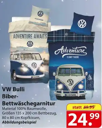 Famila Nord Ost Vw bulli biber-bettwäschegarnitur Angebot