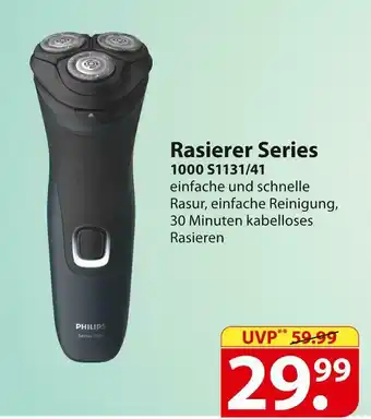 Famila Nord Ost Philips rasierer series 1000 s1131/41 Angebot