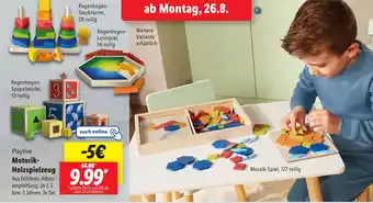 Lidl Playtive Motorik- Holzspielzeug Angebot