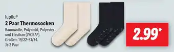 Lidl lupilu 2 Paar Thermosocken Angebot